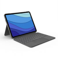 Logitech Combo Touch - Étui-clavier rétroéclairé pour Apple iPad Pro 11 po (1re/2e/3e génération) - Gris Oxford-L'étui clavier Logitech Combo Touch est compatible avec iPad Pro 11 pouces (1re, 2e, 3e génération) - A1980, A2013, A1934, A1979, A2228, A2068, A2230, A223, A2377, A2459, A2301, A2460