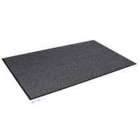 Mat Tech Oxford Lite Tapis d'entrée, 3' x 5', Gris/Noir-Tapis d'Entrée Essuie-pieds