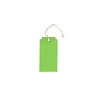JAM Paper Étiquettes pour emballage-cadeau avec ficelle, moyen, 2,38 x 4,75 po, vert, 100/paquet (39197116B)-Vert