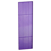 Azar Displays – Tableau mural à 1 côté avec panneau perforé, 44 x 13,5 po, violet translucide, 2/paquet (771344-PUR)-Pour surfaces planes