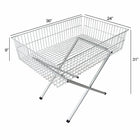 Eddie's - Table à poubelles - 31 "H x 36 "L x 24 "W - Blanc-31" H x 24" L x 36" L x 9" Profond