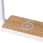 Station de charge et veilleuse sans fil OttLite - Blanc et Grain de Bois-Comprend un adaptateur enfichable avec un cordon de 152,4 cm (60 po) de long