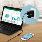 Aluratek – Adaptateur de portatif universel CA 65 W pour Ultrabook/Chromebook, avec 8 embouts-Garantie limitée d'un an