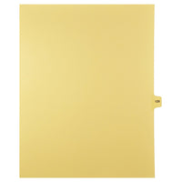 Markmaker - 25 tabs/PQT,5 PQT/Boite, Intercalaires imprimes Legal, Chamois, 1/15th coupe| format lettre, sans trous, Numero 129-Intercalaires imprimes Legal