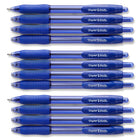 Paper Mate −  Stylo à bille Flexgrip Elite − rétractable − 1,4 mm − noir − paquet de 12-Pointe large de 1,4 mm