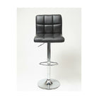 Nicer Furniture - tabouret de bar hydraulique pivotant Hexagram - noir - paquet de 2-Pivote à 360 degrés. Cadre en acier inoxydable, convient à tous les réglages, du comptoir de la cuisine au bar de la maison au bureau.