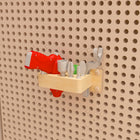 Flash Furniture - Ensemble d'accessoires Bright Beginnings de qualite commerciale à outils de 8 pieces avec porte-outils-Parfait pour les garderies, les ecoles maternelles et les centres d'apprentissage precoce,