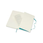 Moleskine – Carnet de la collection Classic, page blanche, couverture souple, bleu récif, 5 po x 8,25 po-Couverture souple bleu récif