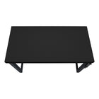 Monarch Specialties - 7682 Bureau 48 po L - Hauteur Adjustable Noir/Metal Noir-10