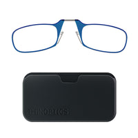 ThinOptics 2.5 Bleu Lecteur avec Pod Noir Universel - Bleu-Le produit comprend les lunettes de lecture ThinOptics et l'étui universel avec un adhésif sans résidu à coller sur votre téléphone / étui ou toute autre surface dure et plate