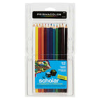 Prismacolor - Crayons de couleur Scholar - Paquet de 12-Crayons de dessin de haute qualité conçus pour les artistes et artisans débutants