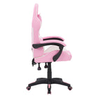 Chaise de jeu Ravagers de CorLiving - Rose/Blanc-Accoudoirs réglables pour plus de confort
