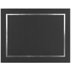 St. James - Porte-certificats/porte-documents - bordure en feuille d'argent - finition lin - noir - paquet de 5 - 83853-Ajoutez une touche d'élégance, de cérémonie et de sincérité à l'attribution de reconnaissance