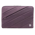 15,6 po Housse de Protection Ordinateur Portable, 15-15,6 po, Violette-Tirettes de fermeture éclair de VanGoddy chromées
