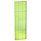 Azar Displays – Panneau d’accrochage mural à 1 côté perforé, 44 x 13,5 po, vert transparent, 2/paquet (771344-GRE)-Pour surfaces planes