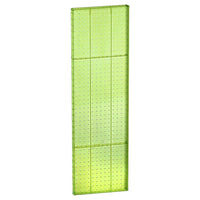 Azar Displays – Panneau d’accrochage mural à 1 côté perforé, 44 x 13,5 po, vert transparent, 2/paquet (771344-GRE)-Pour surfaces planes