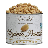 Feridies – Arachides Virginia non salées (grand contenant)-Les arachides non salées Virginia de Feridies sont les mêmes arachides délicieuses que vous connaissez, mais sans sel.