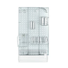 Azar - Kit d'organisateur de mur de panneaux perfacturés de 10 pièces avec un panneau et un assortiment accessoire - Clear-Vendu en multiples de: 1