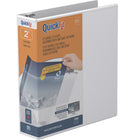 Reliure de présentation Davis Group à anneaux ronds et insertion rapide, 2 po, blanche-Reliure personnalisable à superposition, blanche, contient 400 feuilles de papier, pour papier de format 8.5  pox11