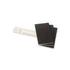 Moleskine – Cahier journal page blanche, couverture souple, noir, 5 po x 8,25 po-Les 16 dernières pages sont détachables