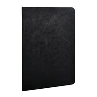 Age-Bag Cahier Piqué Ligné 96P A5, Noir-96 pages