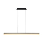TuBICen - Eclaire 47" Lampe à suspension linéaire - Noir-Lumière suspendue, salle à manger, îlot de cuisine