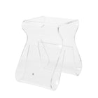 Umbra Petite table d'appoint ou chevet Maginot-En acrylique de qualité supérieure de 13 mm d’épaisseur. Entièrement transparent et incassable.