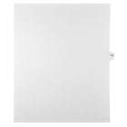 Markmaker - Intercalaires imprimes Legal, Blanc, 1/15th coupe, format lettre, sans trous, 25 tabs/PQT, 5 PQT/Boite, Numero 112-Intercalaires imprimes Legal