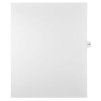 Markmaker - Intercalaires imprimes Legal, Blanc, 1/15th coupe, format lettre, sans trous, 25 tabs/PQT, 5 PQT/Boite, Numero 112-Intercalaires imprimes Legal