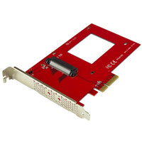 StarTech® Adaptateur U.2 à PCIe de 2,5 po U.2 NVMe SSD, SFF-8639, PCI Express x4 3.0 (PEX4SFF8639)-Augmentez la vitesse et la performance du système en ajoutant un PCIe NVMe SSD U.2 à votre PC