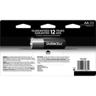 Duracell - Coppertop Piles Alcalines AA  - paquet de 20-LE FRABRICANT GARANTIES 12 ANS LORSQU’ELLES SONT ENTREPOSÉES : pour que vous soyez assuré que ces piles seront prêtes lorsque vous en aurez besoin