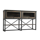 Sauder 427852 La Collection Steel River - Surmeuble, Finition Carbon Oak-Surmeuble