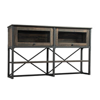Sauder 427852 La Collection Steel River - Surmeuble, Finition Carbon Oak-Surmeuble