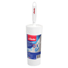Vileda Ensemble de brosses de toilette Powerfibres-Grattoir intégré unique pour récurer sous le rebord de la cuvette
