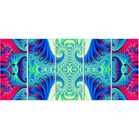 Designart – Impression moderne sur toile, mantra paisible, 5 panneaux (PT3073-401)-Impression