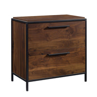 Sauder - La Collection Nova Loft Classeur latéral - Finition Grand Walnut-Finition Grand Walnut, Bois d'ingénierie, Métal
