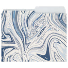 Merangue - Chemises à fiches - Format lettre - Tourbillon bleu - Paquet de 3-Papier de 13 points d'épaisseur