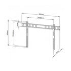 Techly - Support mural fixe ultra mince pour téléviseurs ACL/DEL, de 40 à 65 po, (ICA-PLB 101L)-Noir