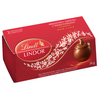 Boîte de 3 truffes Lindor au chocolat au lait Lindt-Recette classique de chocolat au lait Lindt.