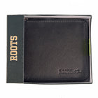 Roots - Porte-monnaie zippé - Noir-Compartiment à billets duo