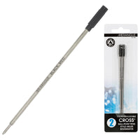 Merangue − Recharges pour stylo à bille Cross − pointe moyenne − encre noire − paquet de 2-Recharge pour stylo à bille Cross avec encre noire