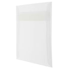 JAM Paper Enveloppes carrées translucides, 9,5 x 9,5 po, transparent, 250/paquet-Intérieur vierge où écrire un mot personnalisé