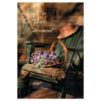 Rosedale – Cartes d’anniversaire et enveloppes, From All Of Us On Your Retirement, 5 1/2 x 8 po, 12/paquet (17430)-Imprimé sur du papier cartonné non couché de haute qualité