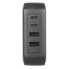 Targus - Chargeur mural GaN USB-C/USB-A de 100 W - Noir-Protocoles USB-C PD et PPS pour une charge rapide optimale