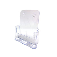 Porte-brochures de comptoir à Futech - Acrylique - 9,25" L x 12,75" H x 7" P - Paquet de 2 (CTS0119)-Nombre de fentes: 1