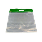 Sacs de rangement Zipafile, verts, 14" x 13", paquet de 25-Excellente solution pour l'organisation du matériel du centre d'apprentissage et idéale pour transporter les devoirs de lecture et les devoirs tout en protégeant les fournitures de l'usure