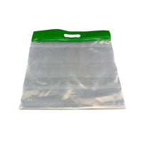 Sacs de rangement Zipafile, verts, 14" x 13", paquet de 25-Excellente solution pour l'organisation du matériel du centre d'apprentissage et idéale pour transporter les devoirs de lecture et les devoirs tout en protégeant les fournitures de l'usure