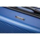 TOSCANO INTRECCIARE Bagage à main rigide 20 po - Bleu-Poignées en gelée souple