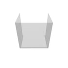 Artsoft écran de protection contre l'éternuement de bureau d'école - 24" x 18" x 22.5"-Table Velco incluse