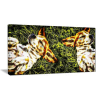 Designart – Bébé Beagles, impression d’animal sur toile (PT2455-32x16)-Impression